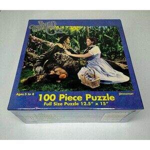 NEW Wizard of Oz Vintage Collectible 100 Piece Puzzle 2002 Sealed